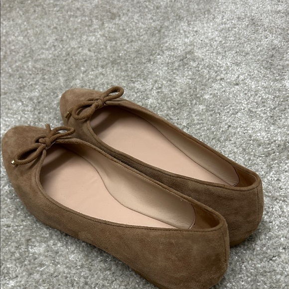 Stuart Weitzman Brown Suede Loafers - Picture 4 of 5